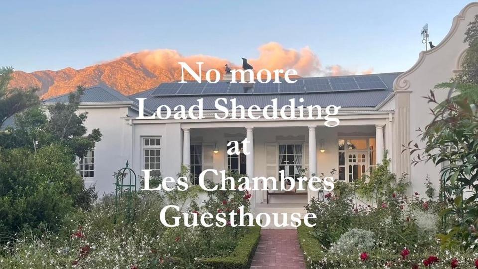 Les Chambres Guest House Franschhoek Exterior photo